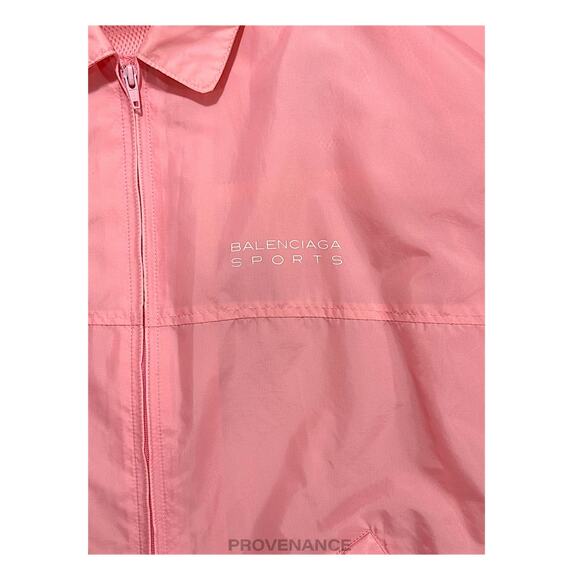 🔴 Balencigaa Sports Logo Nylon Tracksuit Set - Pink L - Picture 7 of 16